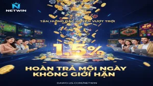 Hoàn trả 1.5% không giới hạn mỗi ngày tại đây Netwin