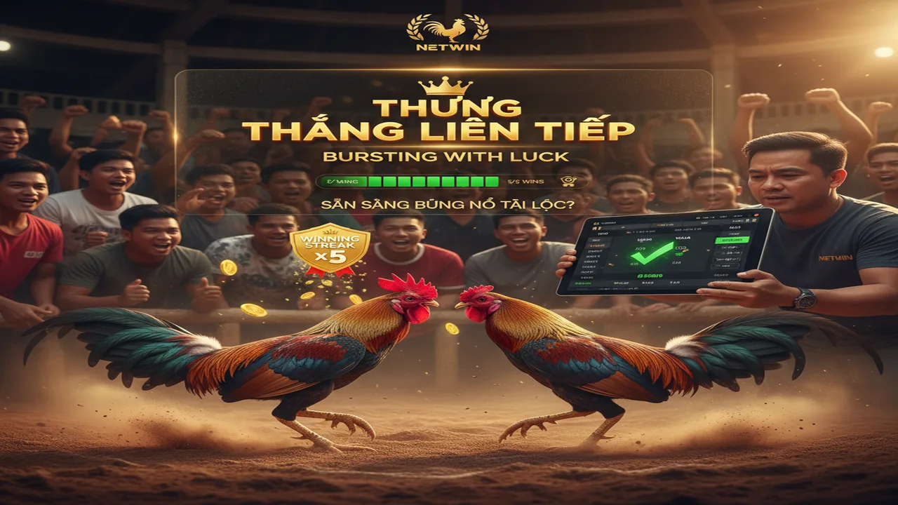 Thưởng thắng liên tiếp trong Đá Gà trực tiếp Netwin