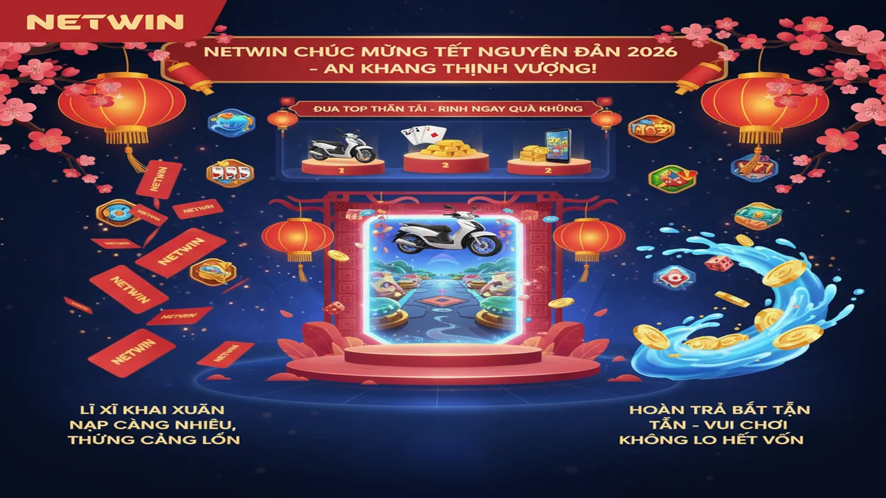 Ưu đãi mừng đại lễ và Tết Nguyên Đán 2026 Netwin